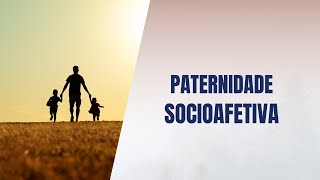 Paternidade socioafetiva [upl. by Nnylcaj37]