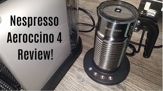 Nespresso Aeroccino 4 Milk Frother Review  Worth upgrading from the Aeroccino 3 [upl. by Onairam]