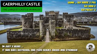 Caerphilly Castle  The Largest in Wales 2nd in Britain [upl. by Ahsyt]