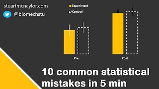 Ten Statistical Mistakes in 5 Min [upl. by Prosperus]