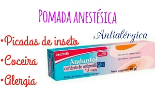 Resenha PomadaAndantol Gel [upl. by Eisus]