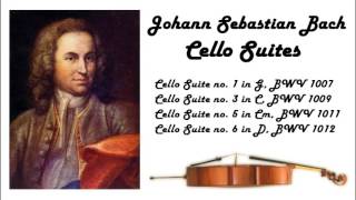 Johann Sebastian Bach  Cello suites in 432 Hz great for reading or studying [upl. by Llert]