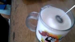 Aerolatte Review Frothing Cold Milk In Under 1 Minute [upl. by Idou]