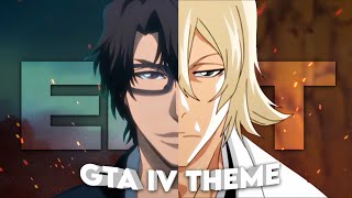 Aizen x Urahara  GTA IV Theme Edit [upl. by Anileda596]